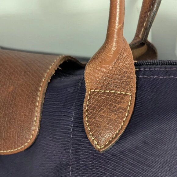 Longchamp Le Pliage Original Medium Tote/Shoulder Bag Purple - Picture 6 of 14